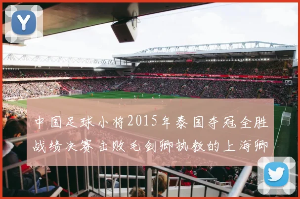 中国足球小将2015年泰国夺冠全胜战绩决赛击败毛剑卿执教的上海卿训